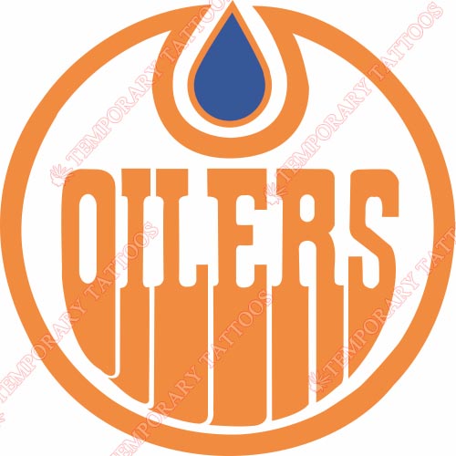 Edmonton Oilers Customize Temporary Tattoos Stickers NO.152